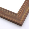 This natural-wash wood frame features a soft brown varnish that highlights the rich wood grain. Antiquing is created by nicks that add character and depth to the subtlety bevelled face.
2 " width: ideal for medium size images. Border a rustic nature photograph, or autumnal painting or print with this simple, bucolic frame.