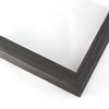 This textured frame, features a distressed-aged look and finished in black. Perfect for vintage look.
.875 " width: ideal for small artwork. Highlight this frames rustic undertones with a bucolic nature print or photograph.
