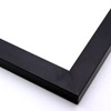 A simple, black frame with a matte finish.
1-3/16 " width: ideal for small to medium artwork. This modern frame is suitable for a wide variety of art mediums, from photographs to paintings and giclee prints.