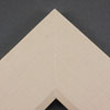 Linen liners are a great option for providing space between art and frame. Where glass is generally required to protect paper artworks and their mat, a linen liner does not require glass, making it ideal for paintings and Giclée prints.
This 3 inch natural liner has an authentic, soft linen texture and colour, and a wide, flat face with sloped inner lip. It is best suited to large and extra large (oversize) canvas prints and oil or acrylic paintings.