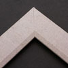 Linen liners are a great option for providing space between art and frame. Where glass is generally required to protect paper artworks and their mat, a linen liner does not require glass, making it ideal for paintings and Giclée prints.
This 1 inch natural liner has an authentic, soft linen texture and colour, and a flat face with a sloped inner lip. It is best suited to medium and large canvas prints, watercolours or oil paintings.