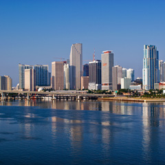 A view of Miami, Florida