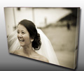 Bridal wedding canvas print 